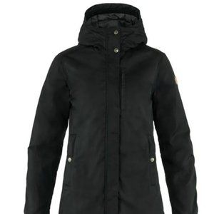 Fjallraven Kiruna Coat. Black, Size Medium